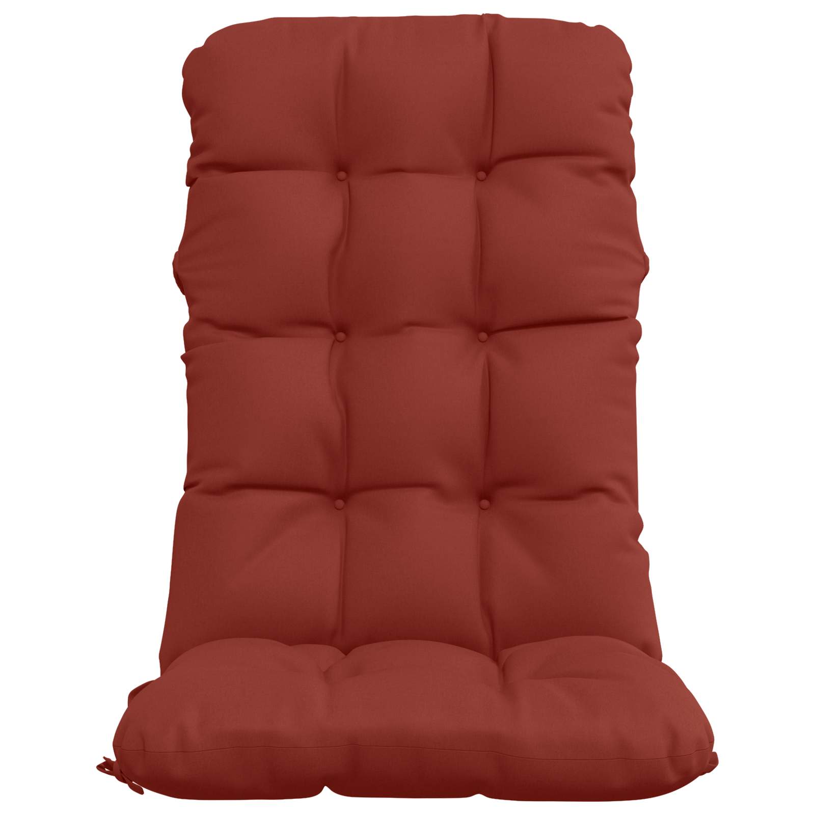 Cuscini per Sedia Alta in 6 Pezzi VIANEN 100% Poliestere Rosso
