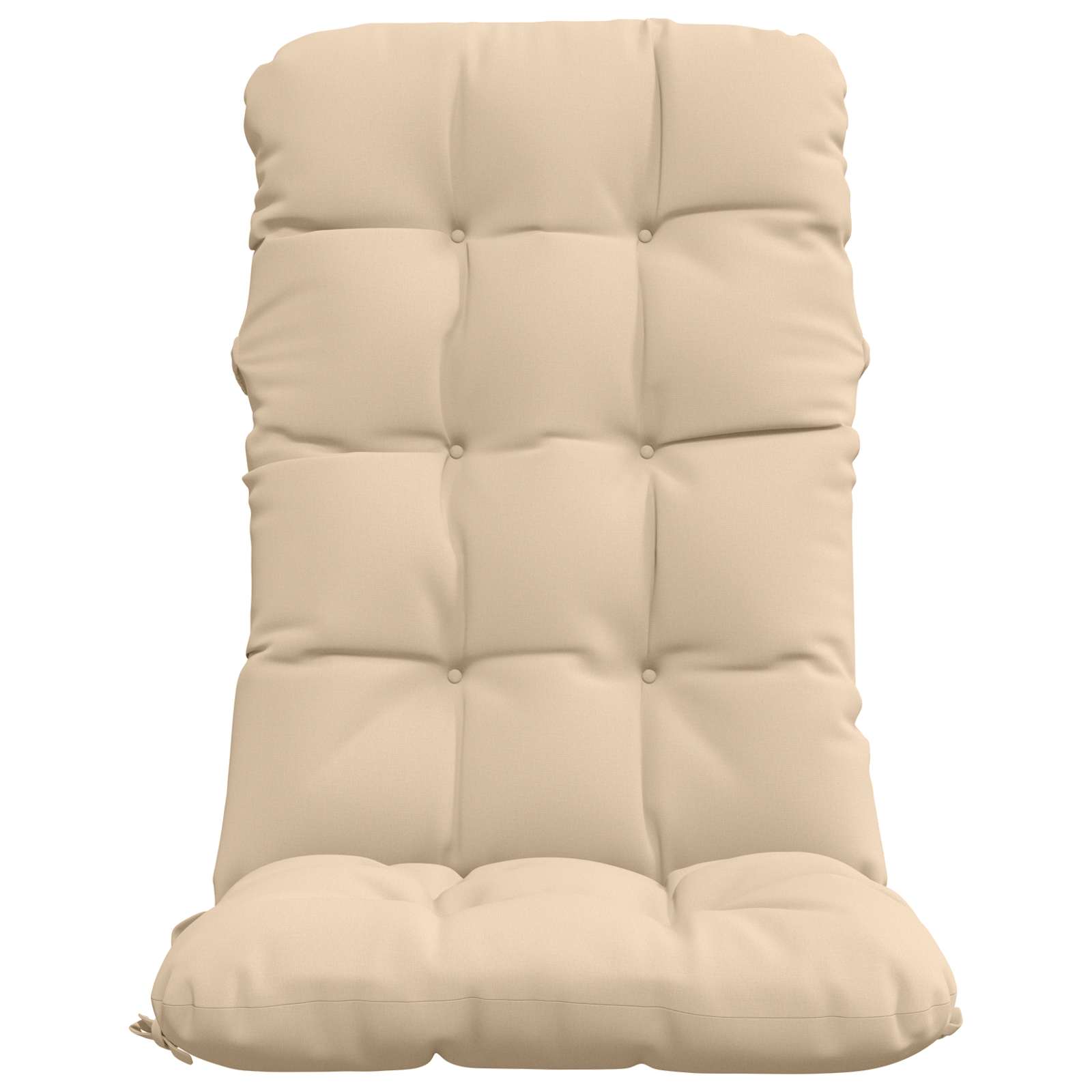 Cuscini per Sedia Alta in 6 Pezzi VIANEN 100% Poliestere Crema
