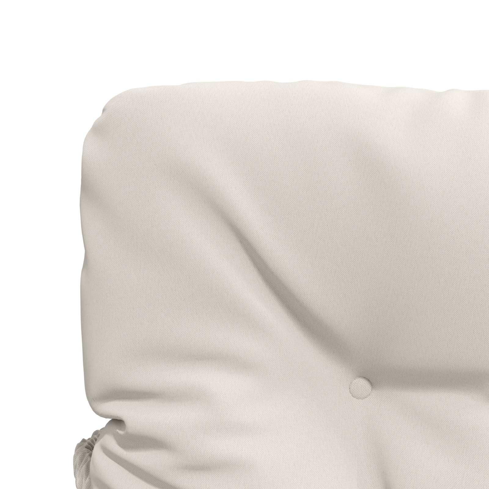 Cuscini per Sedia Alta in 4 Pezzi VIANEN 100% Poliestere Bianco
