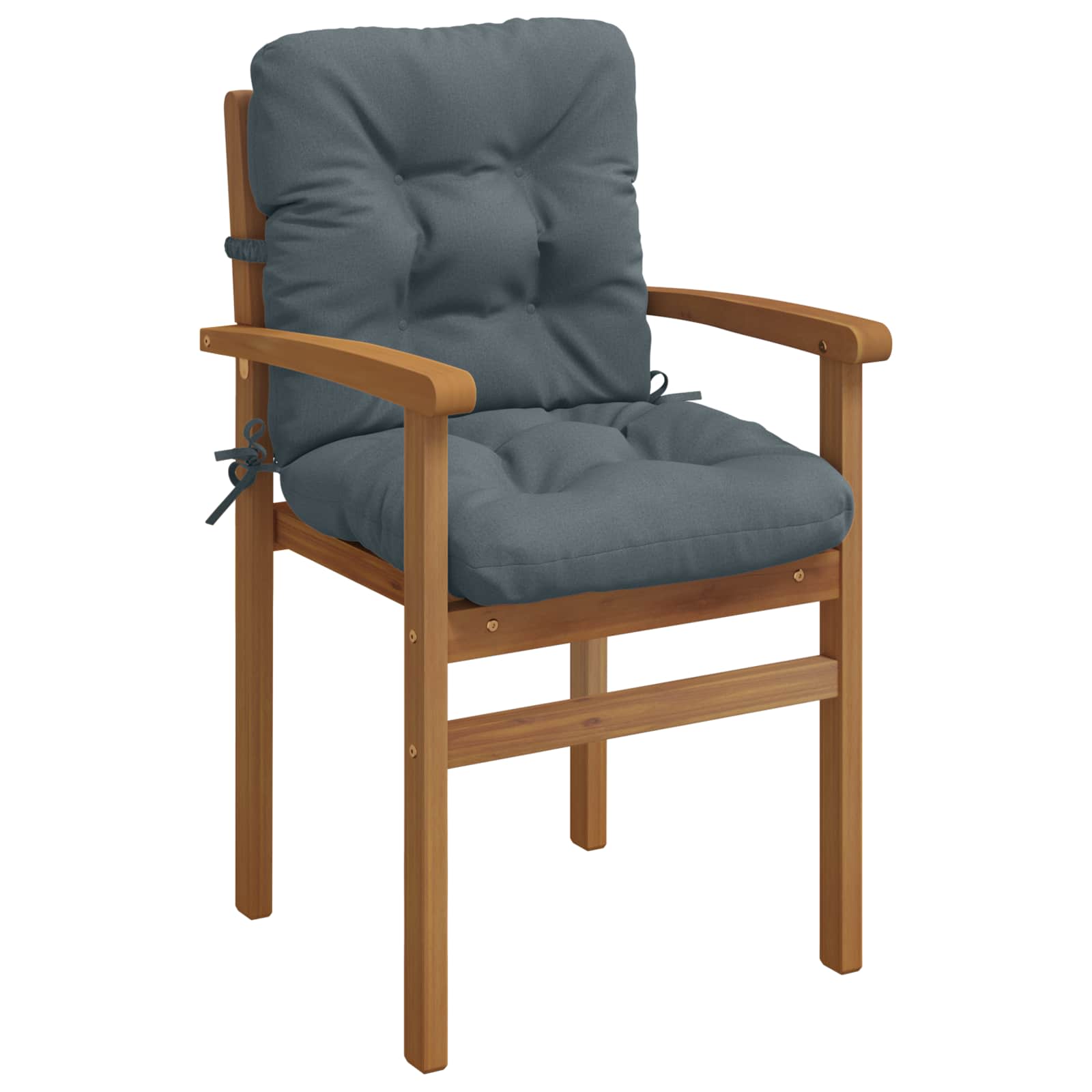 Cuscini per Sedia Alta in 6 Pezzi VIANEN 100% Poliestere Blu