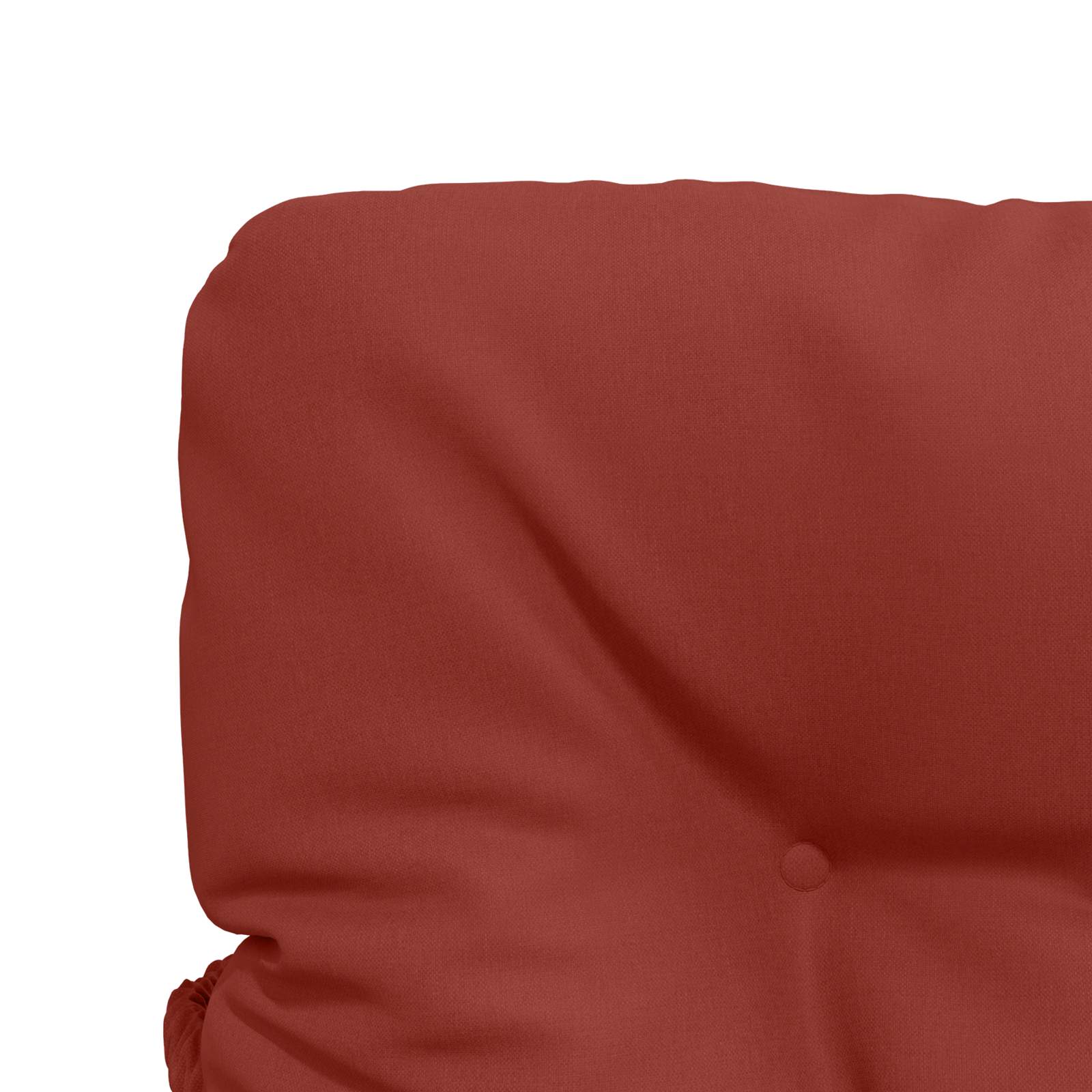Cuscini per Sedia Alta in 4 Pezzi VIANEN 100% Poliestere Rosso