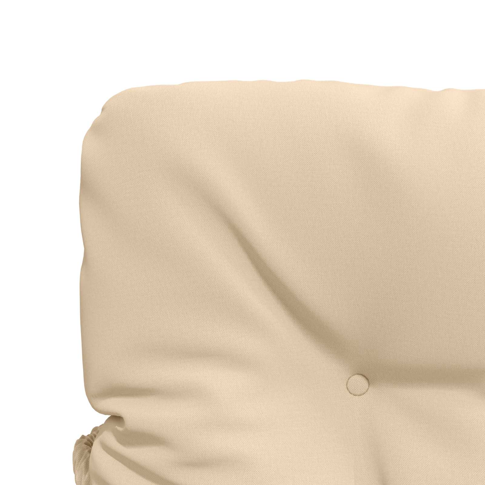 Cuscini per Sedia Alta in 4 Pezzi VIANEN 100% Poliestere Crema