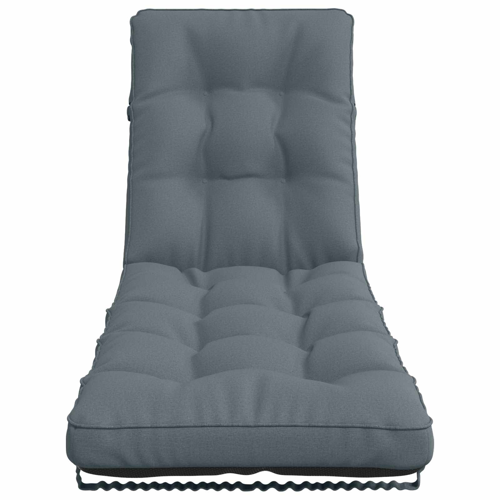 Cuscino per Lettino VIANEN 100% Poliestere Blu 200 x 55 x 8 cm