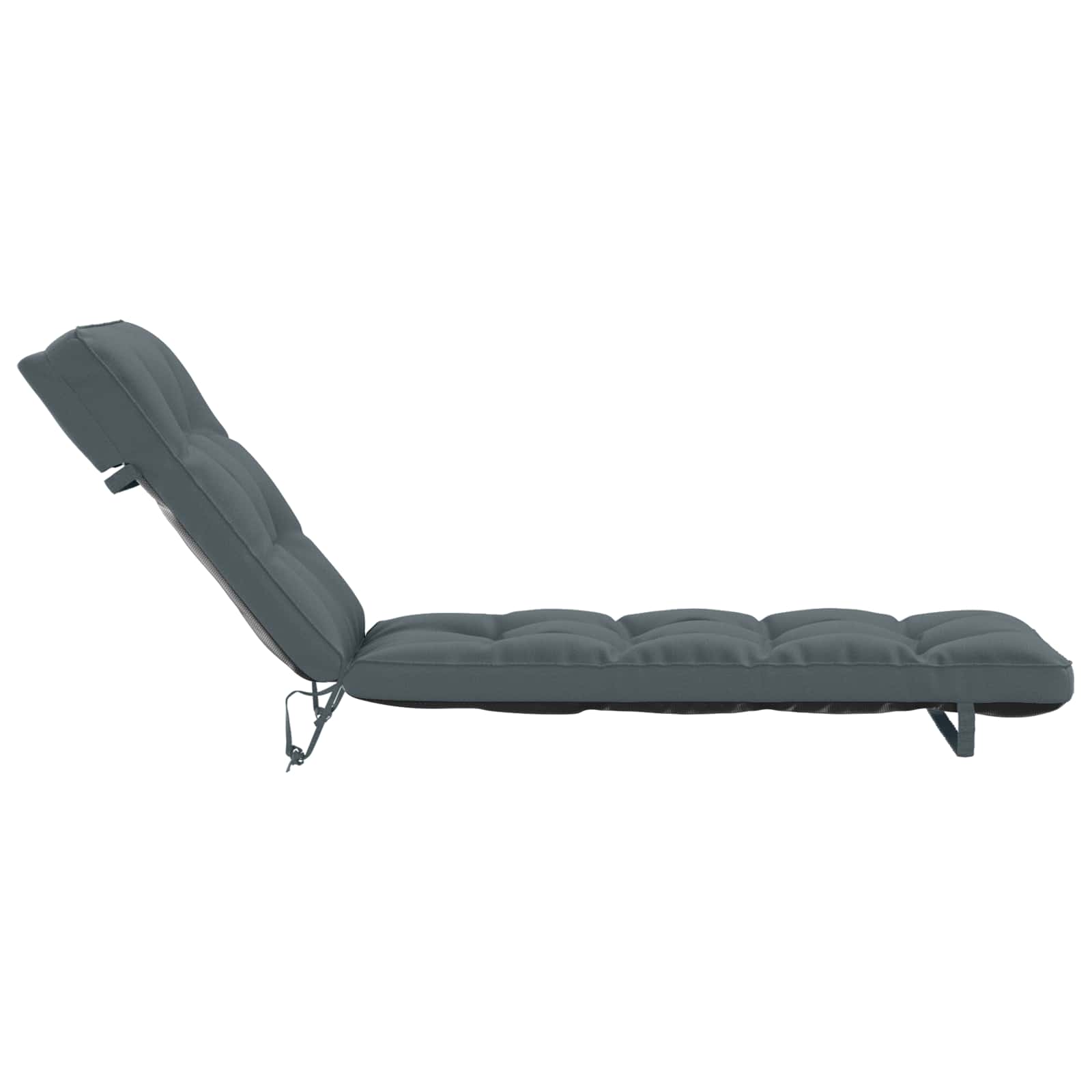 Cuscino per Lettino VIANEN 100% Poliestere Blu 200 x 55 x 8 cm