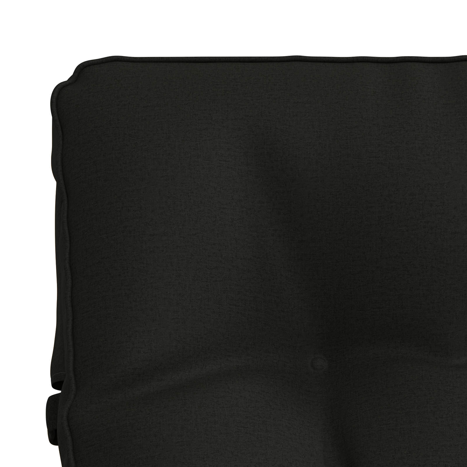 Cuscino per Lettino VIANEN 100% Poliestere Nero 200 x 55 x 8 cm