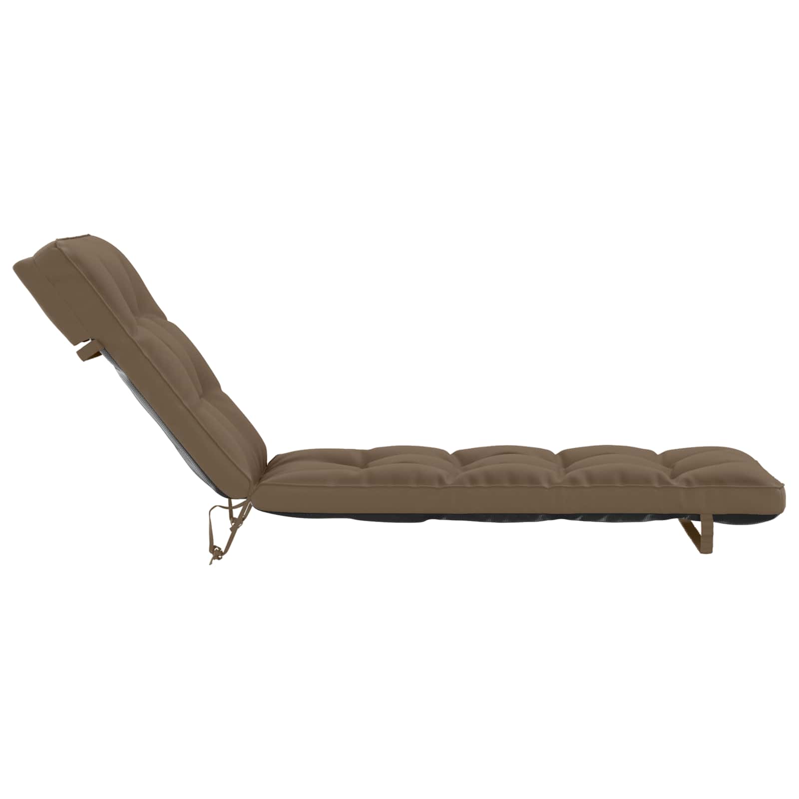 Cuscino per Lettino VIANEN 100% Poliestere Tortora