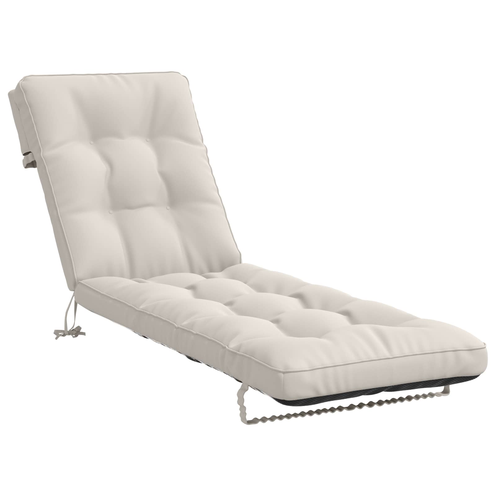 Cuscino per Lettino VIANEN 100% Poliestere Bianco