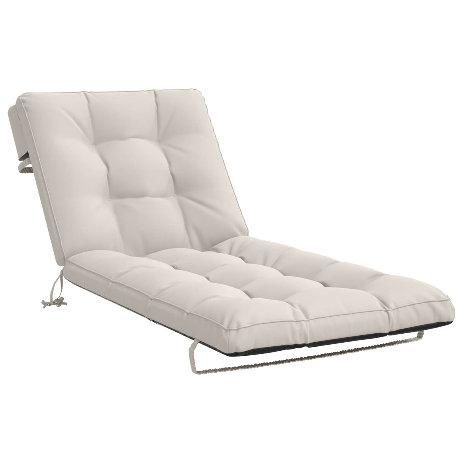 Cuscino per Lettino VIANEN 100% Poliestere Bianco