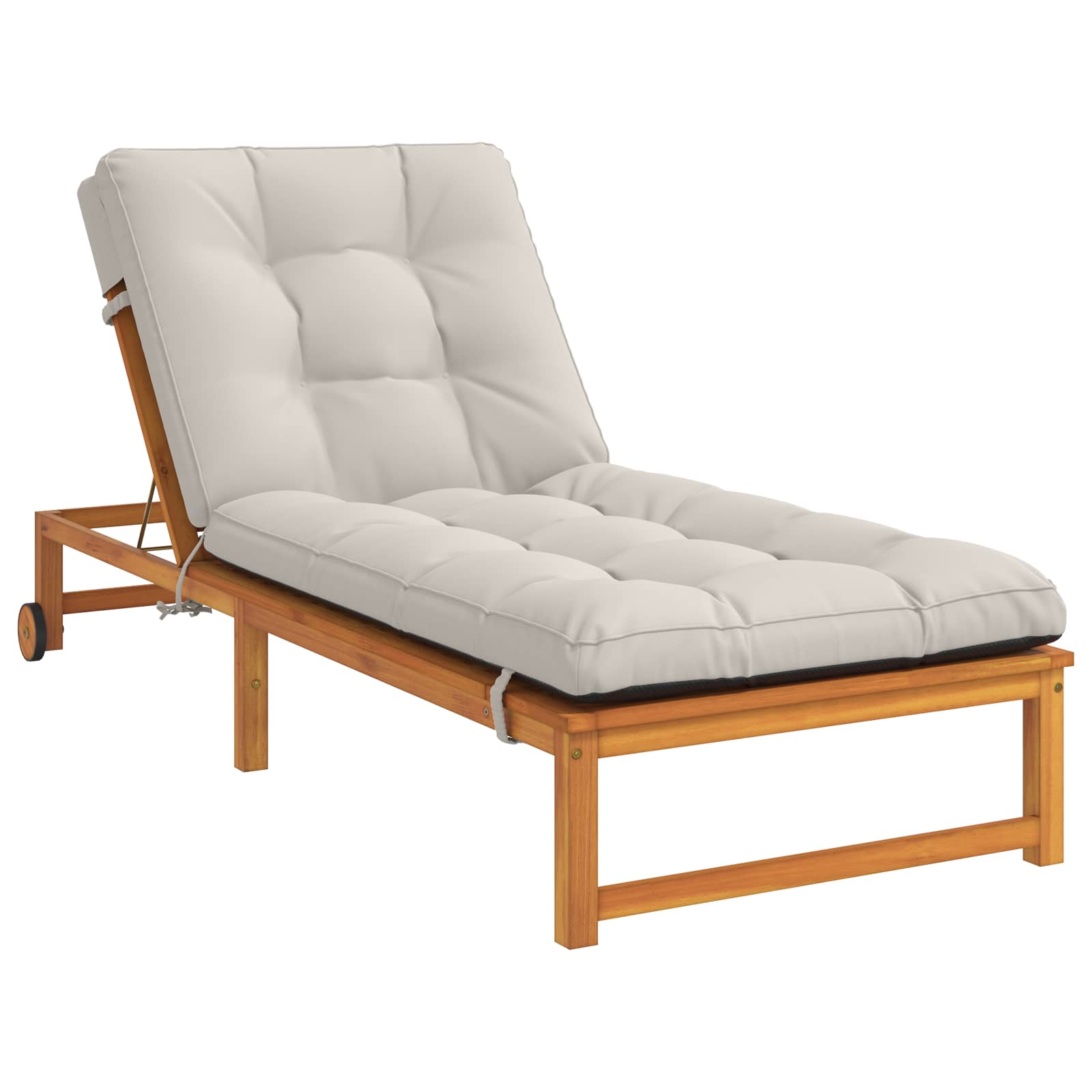 Cuscino per Lettino VIANEN 100% Poliestere Bianco