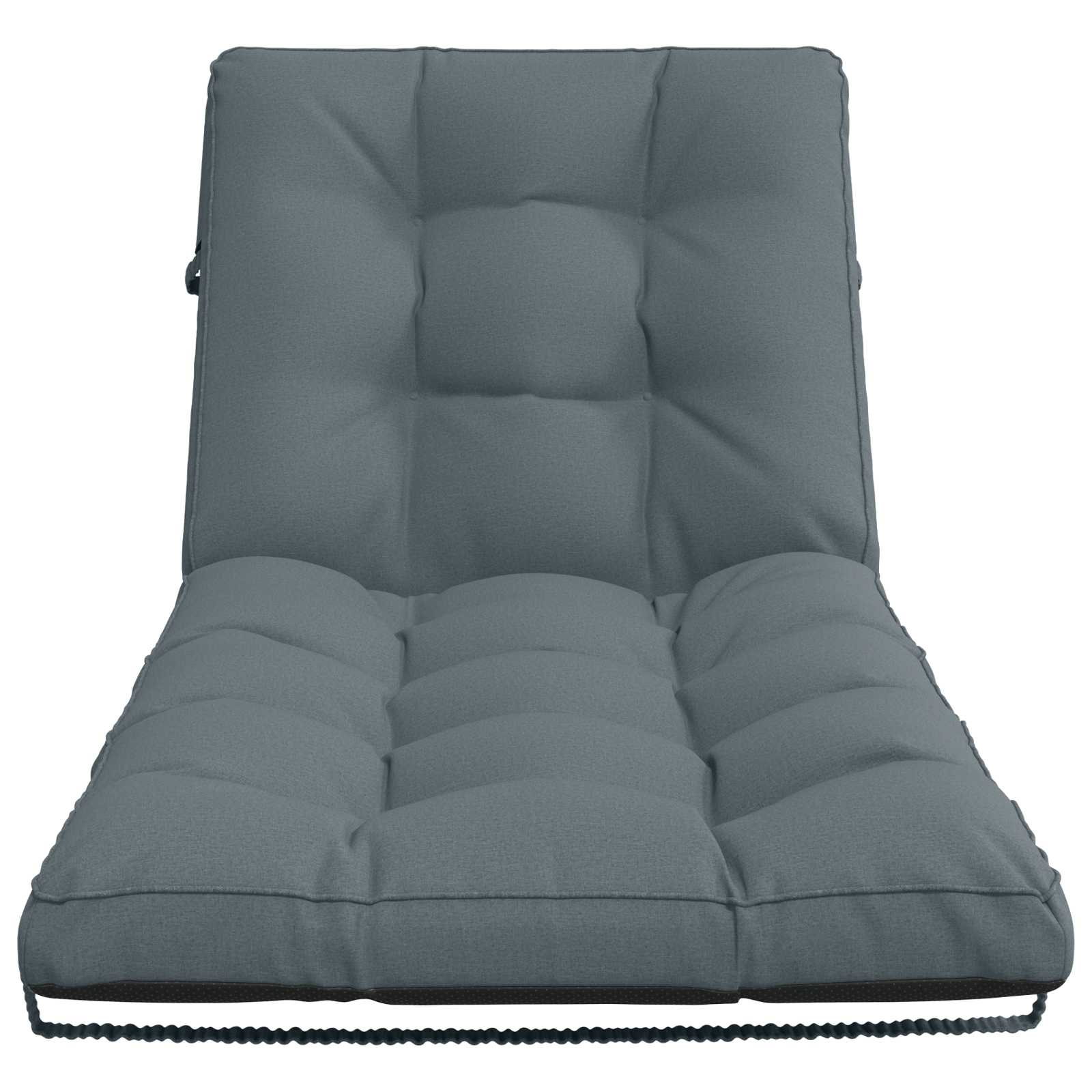 Cuscino per Lettino VIANEN 100% Poliestere Blu 200 x 70 x 8 cm