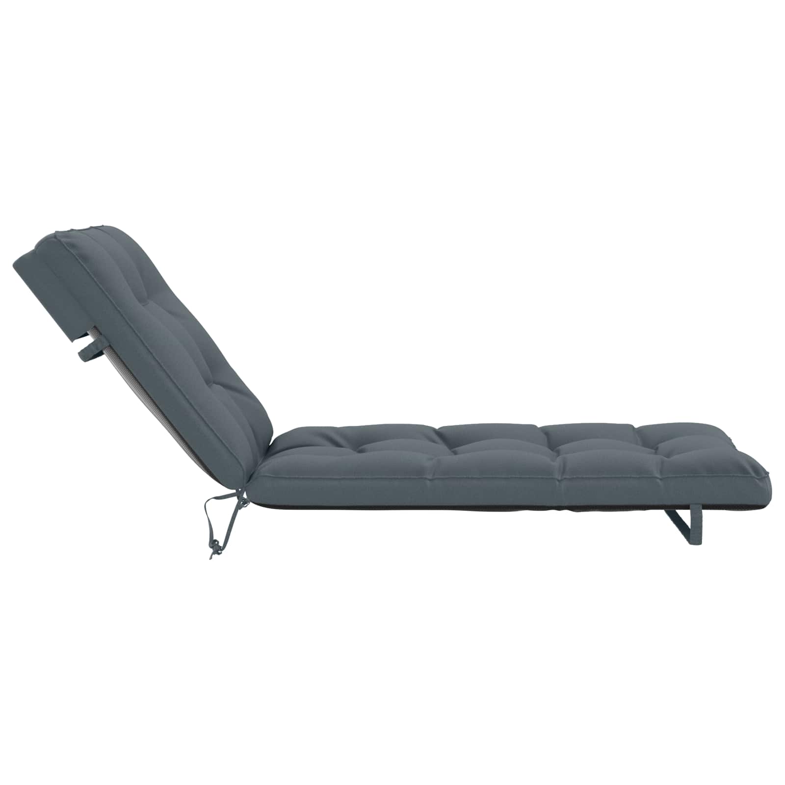 Cuscino per Lettino VIANEN 100% Poliestere Blu 200 x 70 x 8 cm