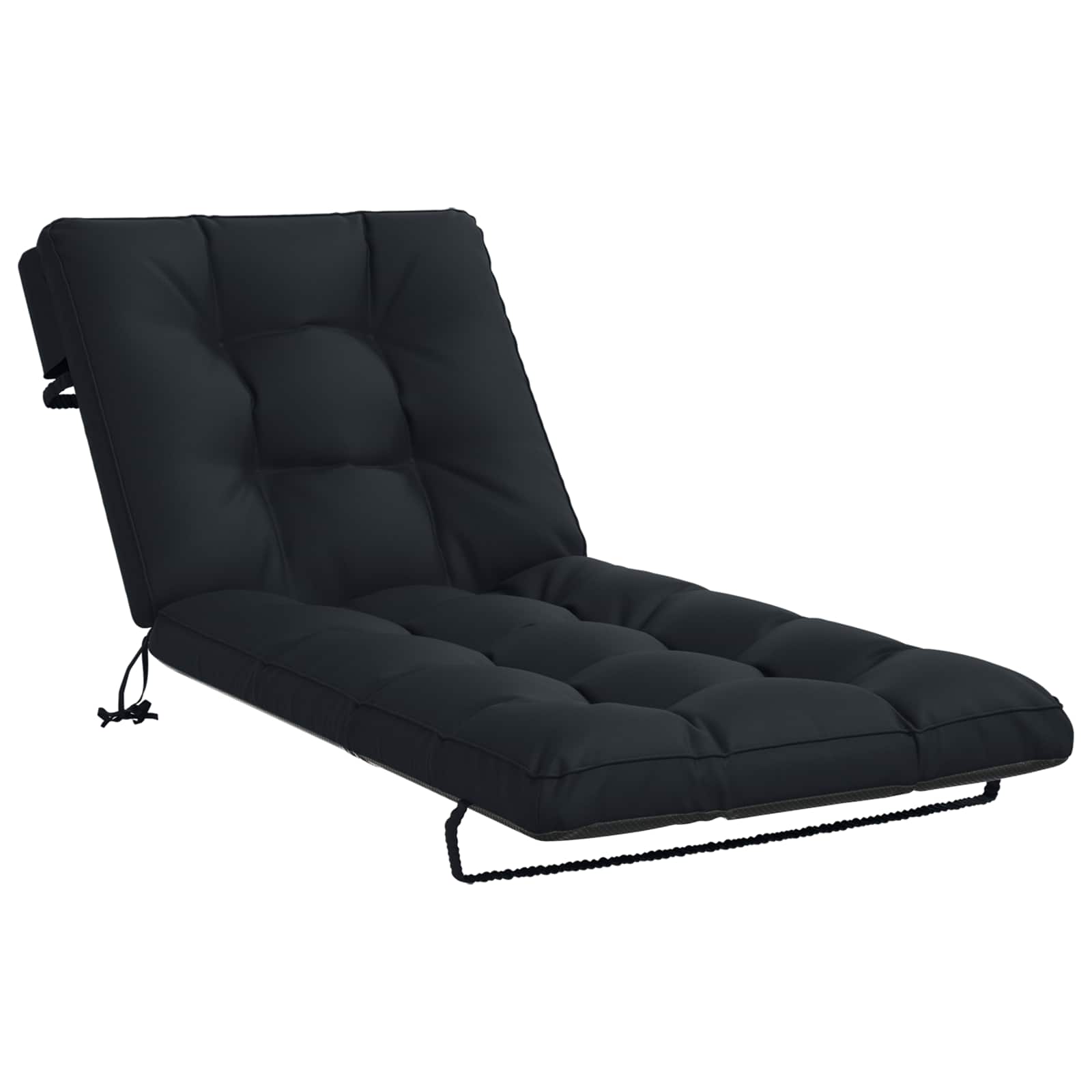 Cuscino per Lettino VIANEN 100% Poliestere Blu Scuro