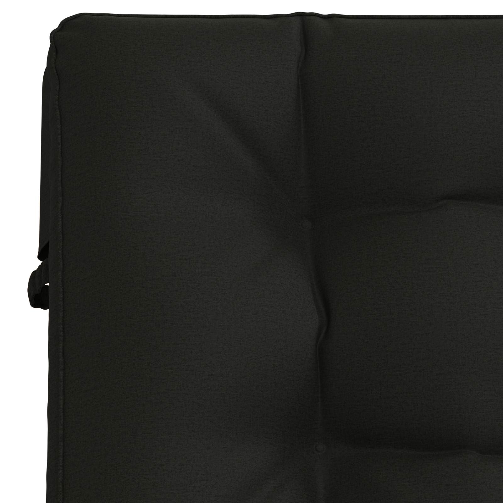 Cuscino per Lettino VIANEN 100% Poliestere Nero 200 x 90 x 8 cm