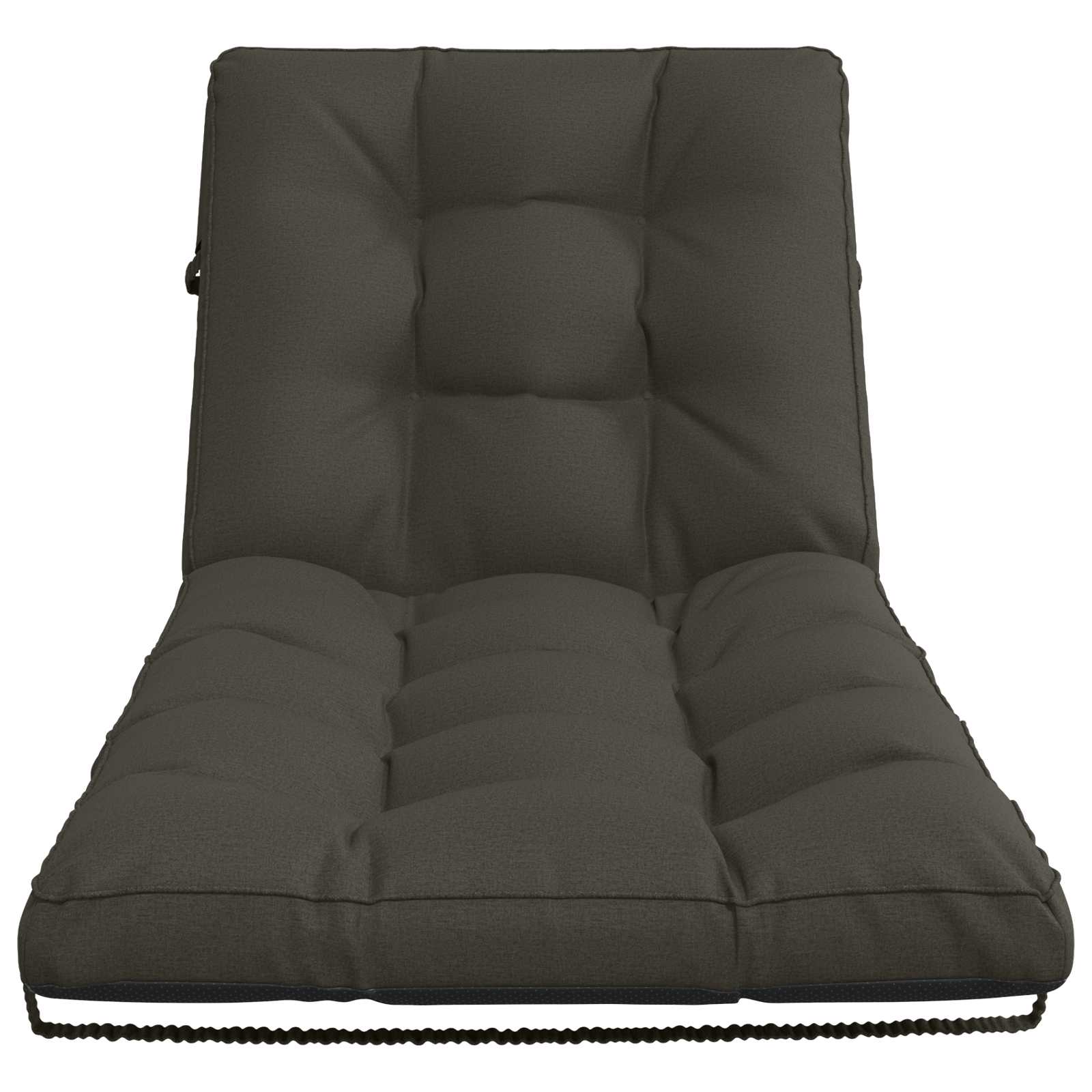 Cuscino per Lettino VIANEN 100% Poliestere Antracite