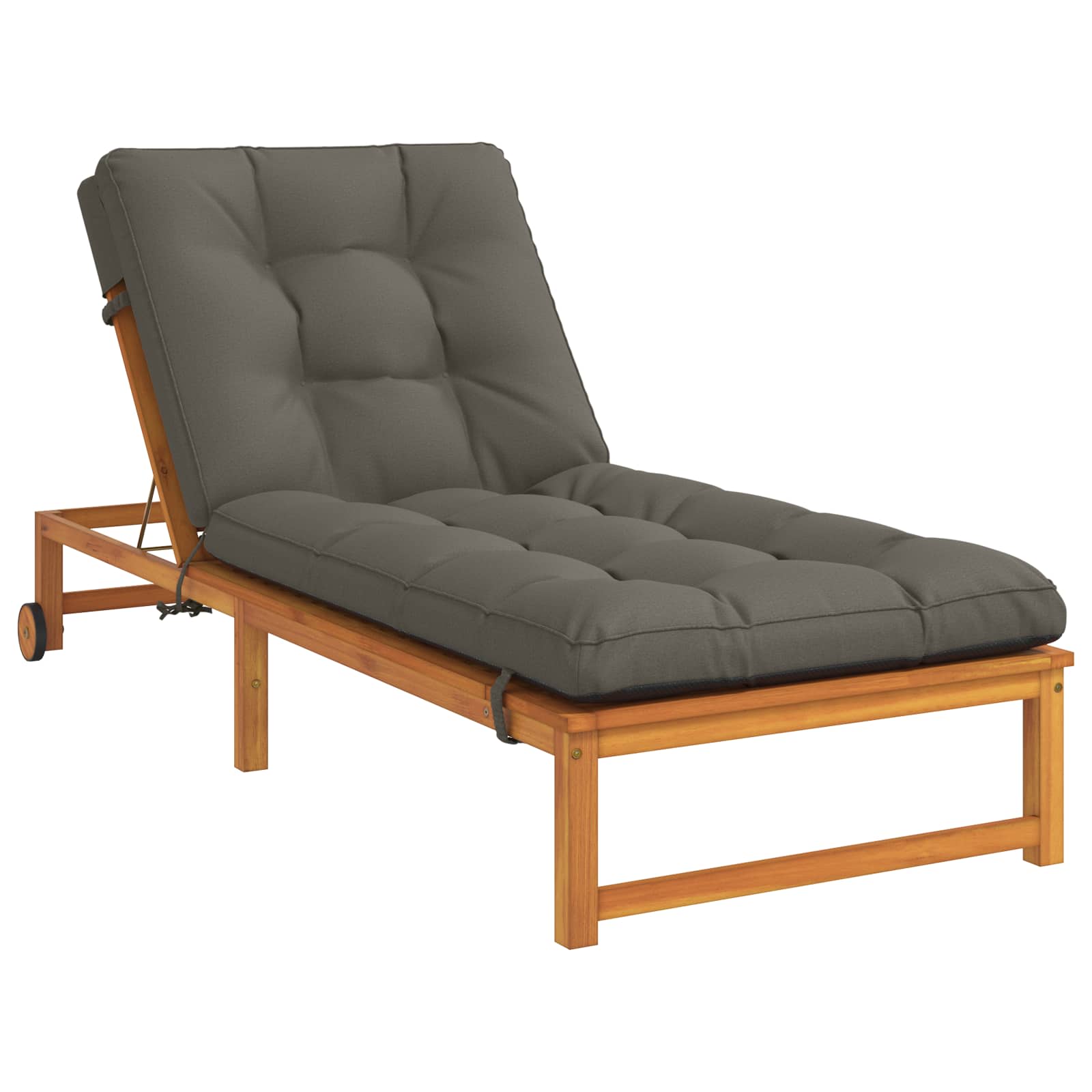 Cuscino per Lettino VIANEN 100% Poliestere Grigio