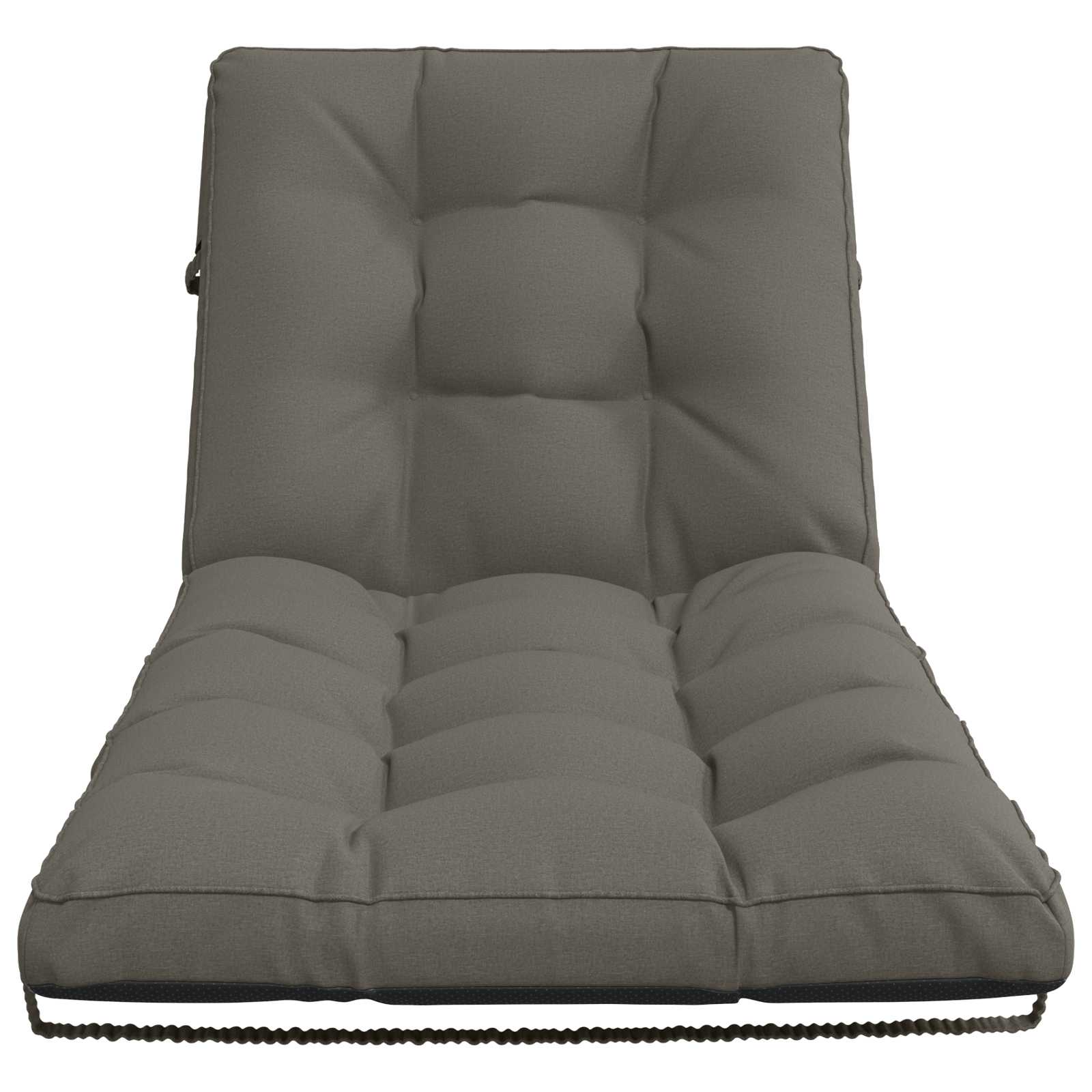 Cuscino per Lettino VIANEN 100% Poliestere Grigio