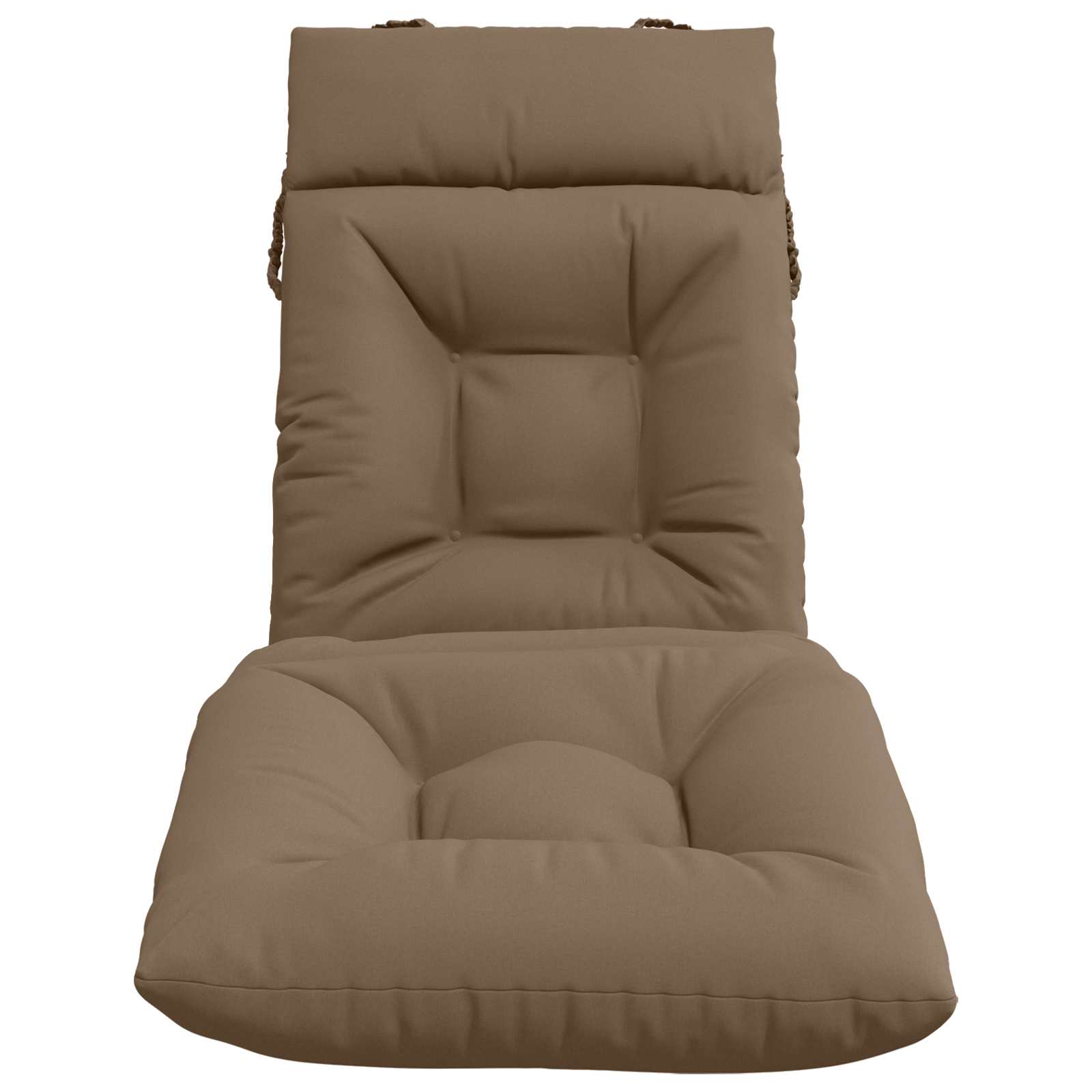 Cuscino per Lettino VIANEN 100% Poliestere Tortora