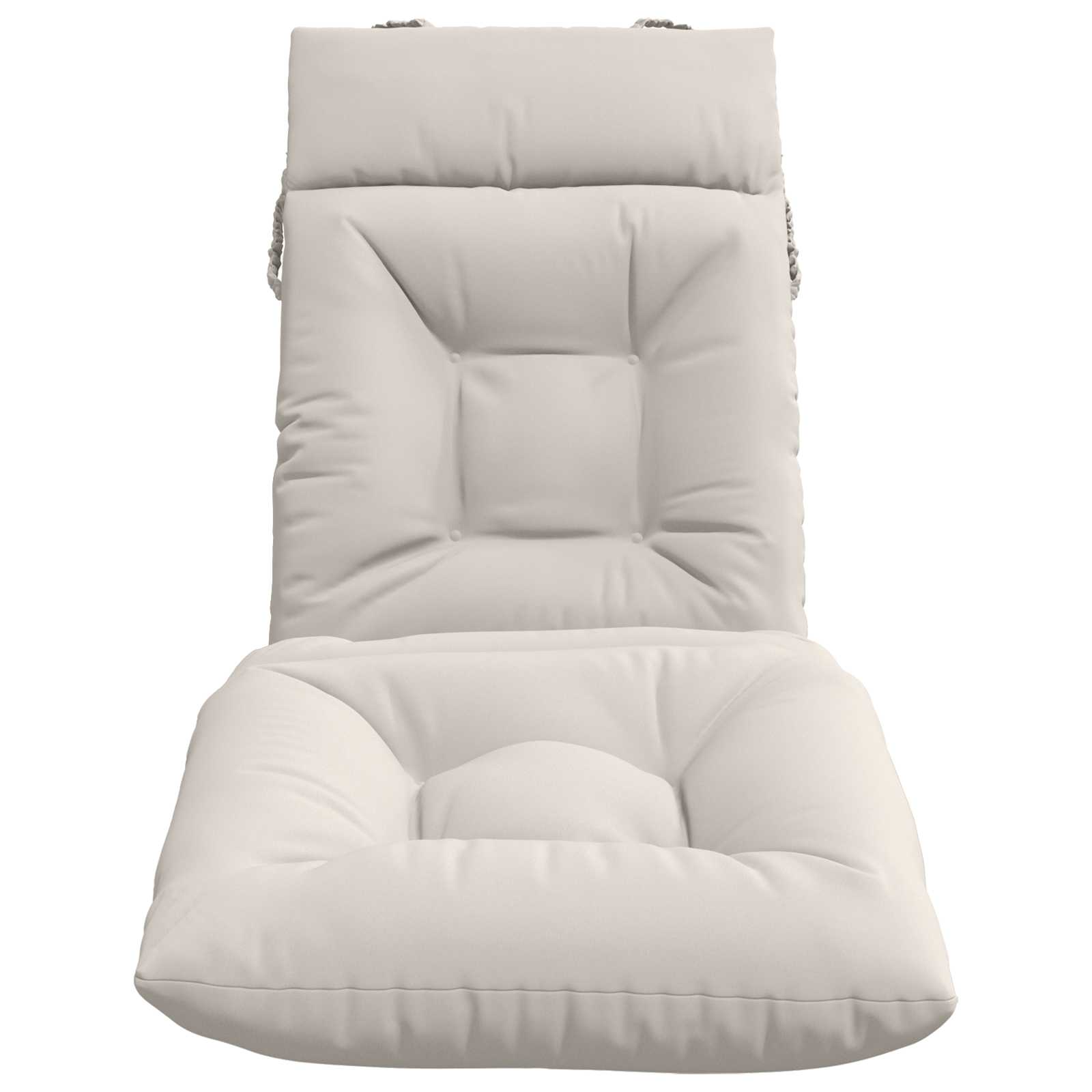 Cuscino per Lettino VIANEN 100% Poliestere Bianco
