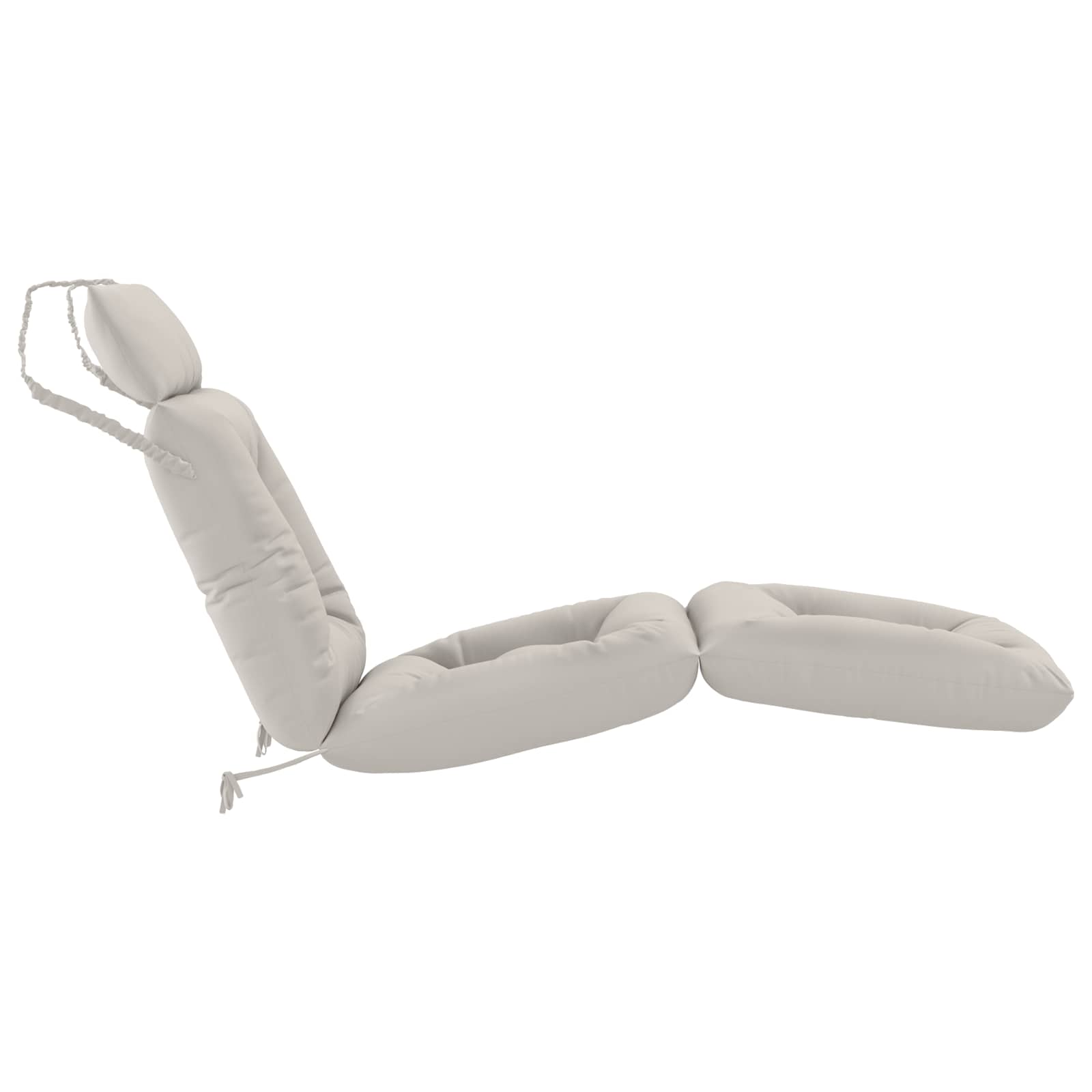 Cuscino per Lettino VIANEN 100% Poliestere Bianco