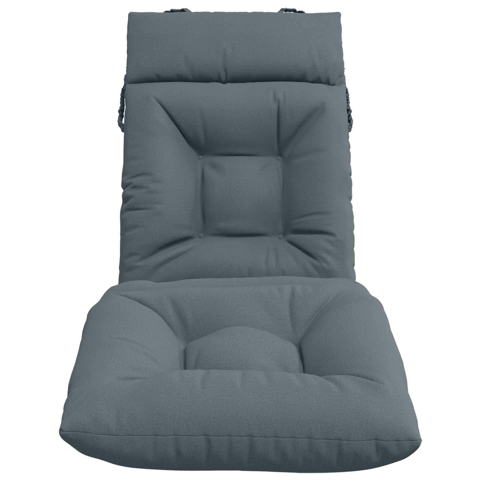 Cuscino per Lettino VIANEN 100% Poliestere Blu 200 x 50 x 8 cm