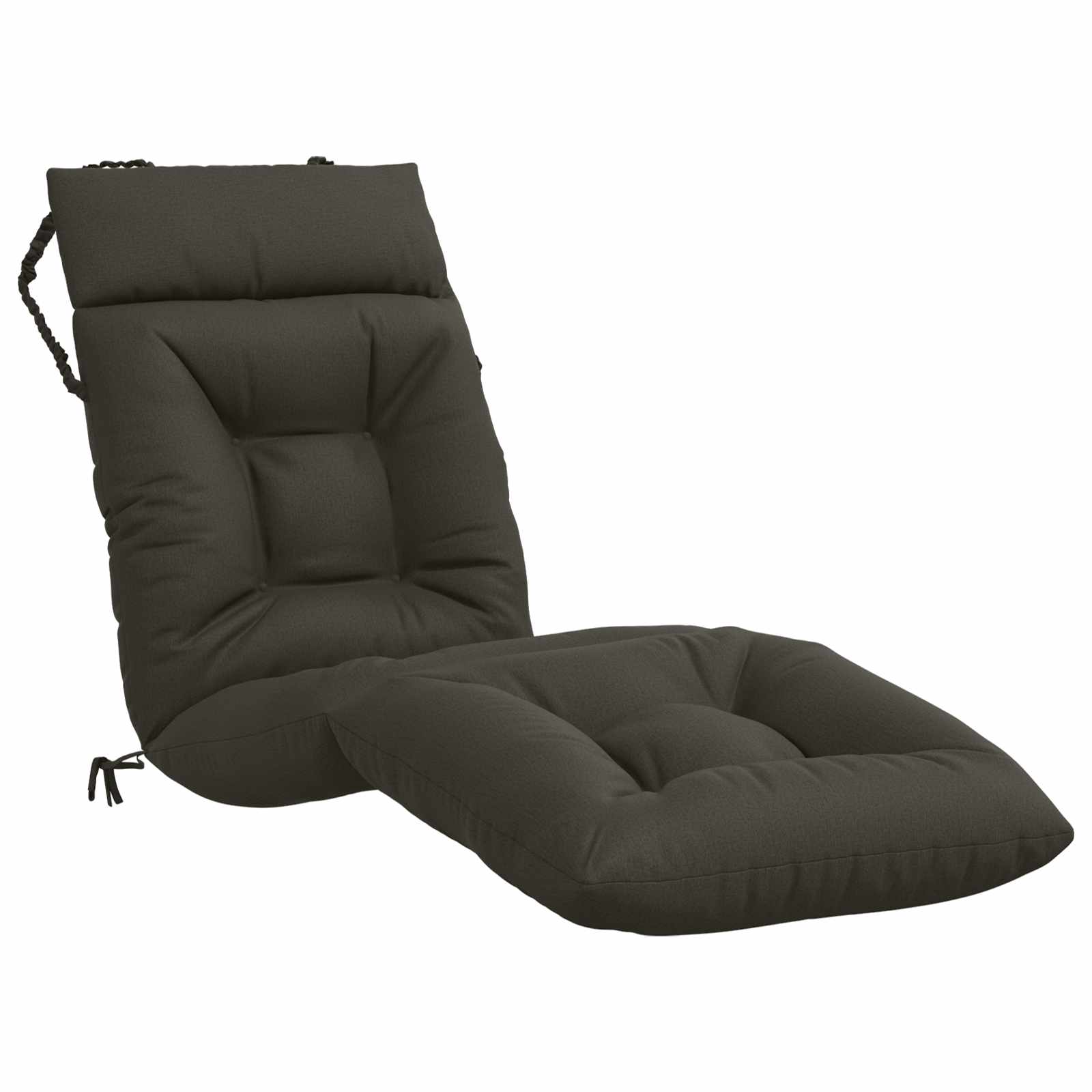 Cuscino per Lettino VIANEN 100% Poliestere Antracite