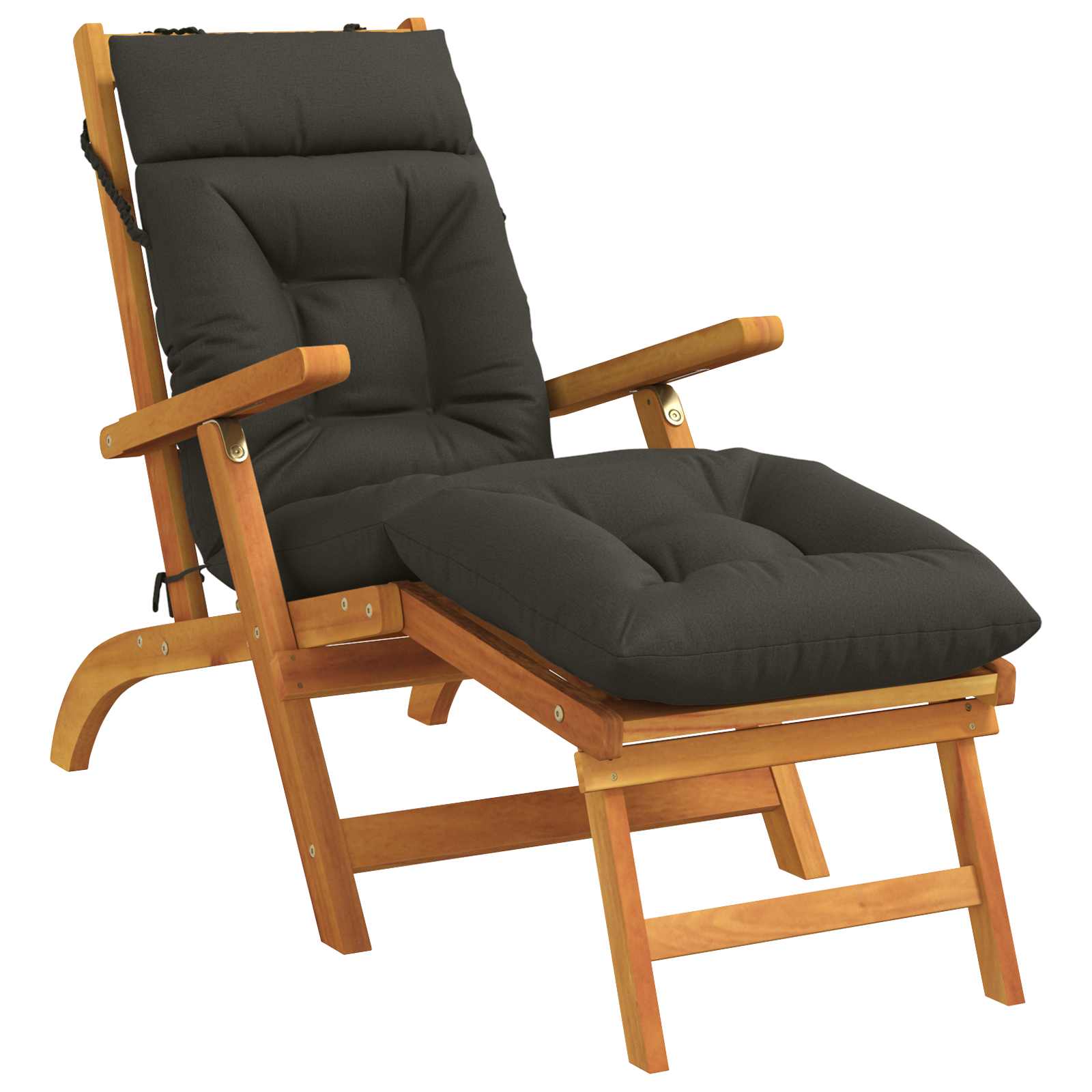 Cuscino per Lettino VIANEN 100% Poliestere Antracite