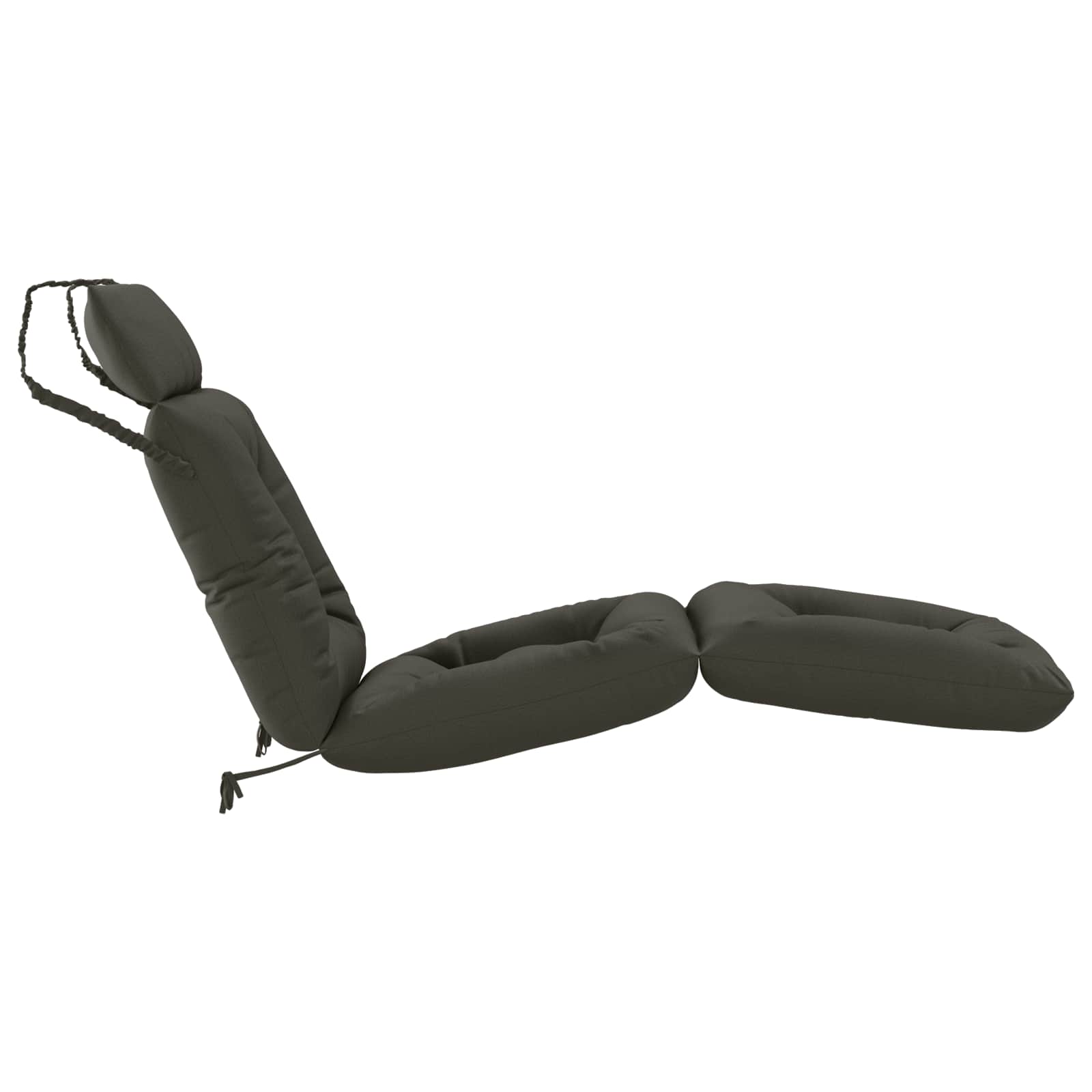 Cuscino per Lettino VIANEN 100% Poliestere Antracite