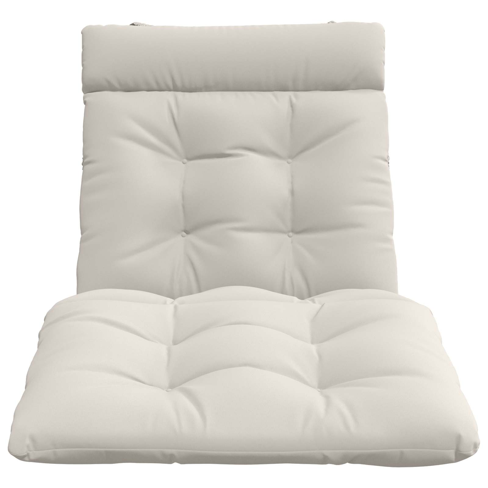 Cuscino per Lettino VIANEN 100% Poliestere Bianco