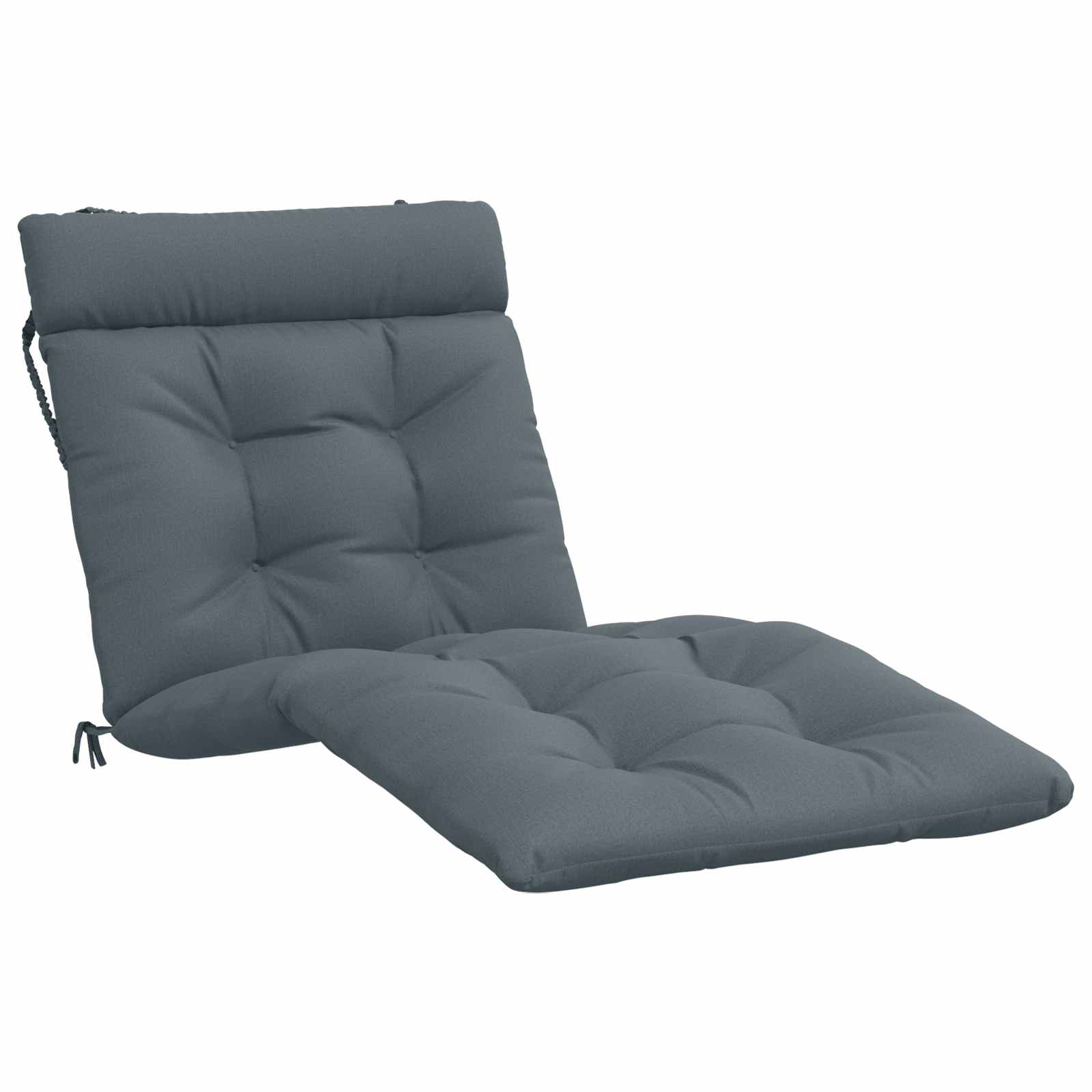 Cuscino per Lettino VIANEN 100% Poliestere Blu 200 x 70 x 8 cm