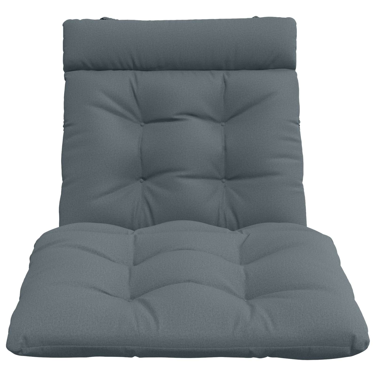 Cuscino per Lettino VIANEN 100% Poliestere Blu 200 x 90 x 8 cm