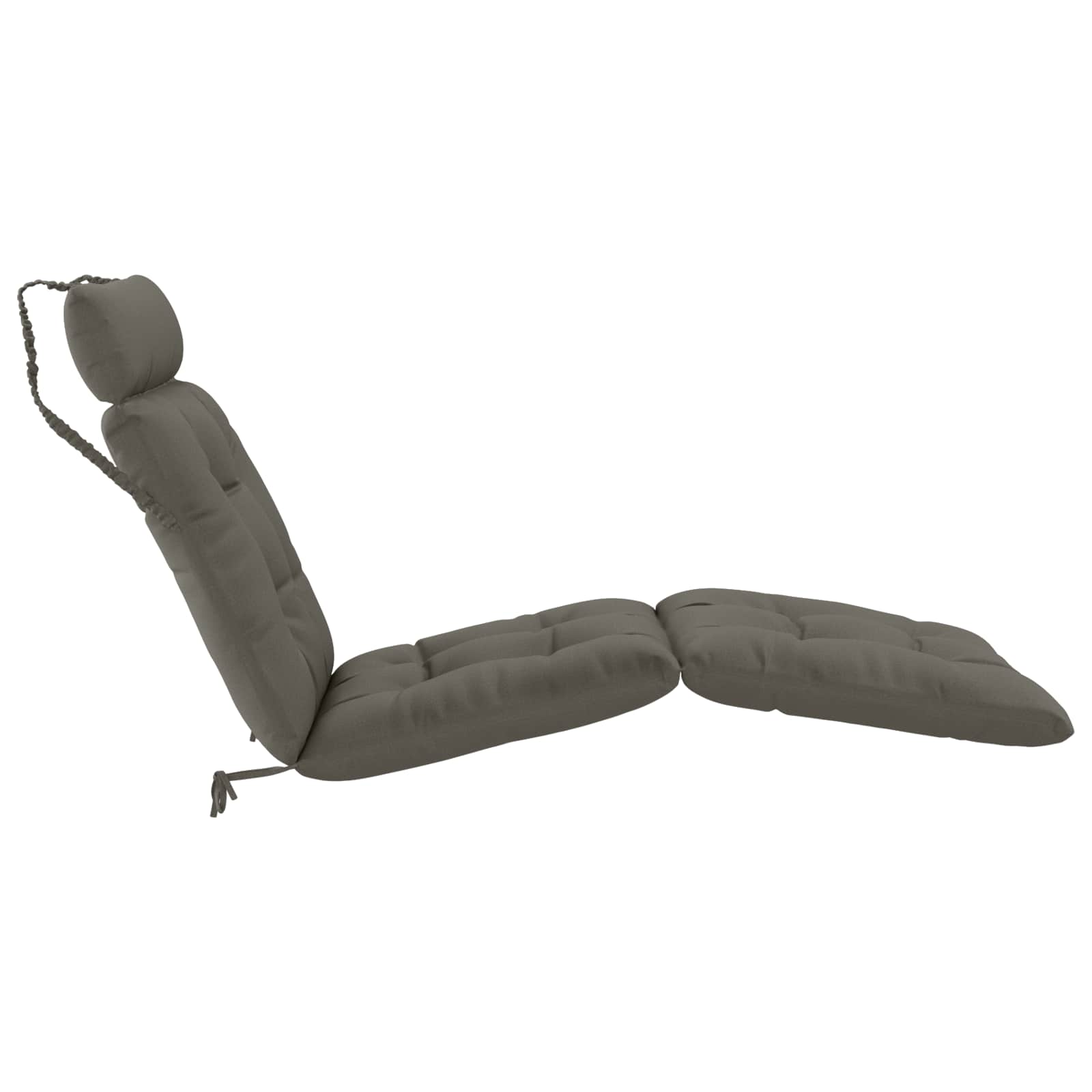 Cuscino per Lettino VIANEN 100% Poliestere Grigio