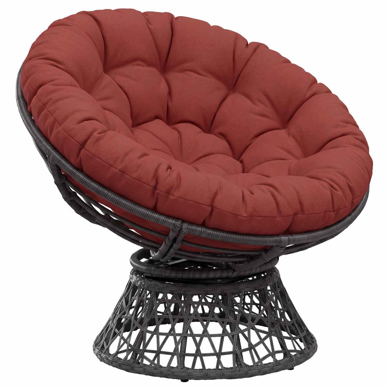 Cuscino per Sedia Papasan VIANEN 100% Poliestere Rosso