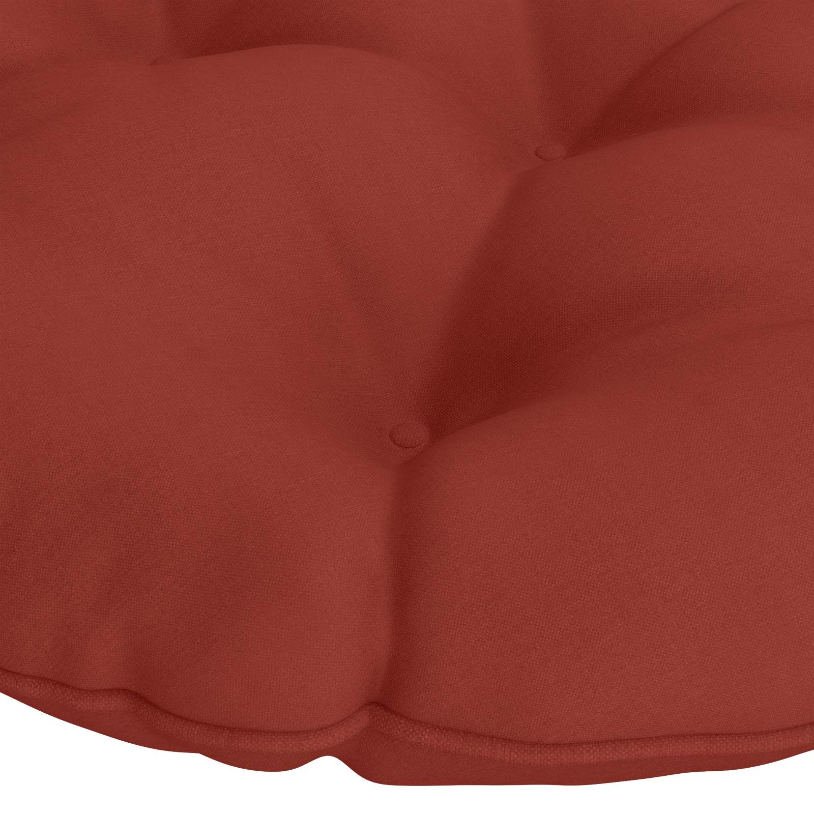 Cuscino per Sedia Papasan VIANEN 100% Poliestere Rosso