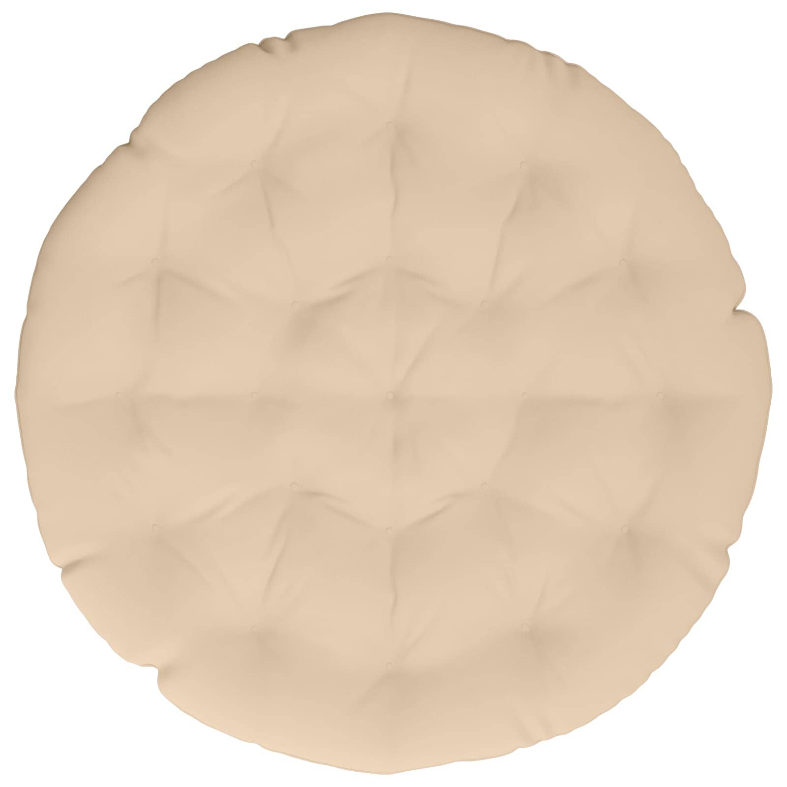 Cuscino per Sedia Papasan VIANEN 100% Poliestere Crema