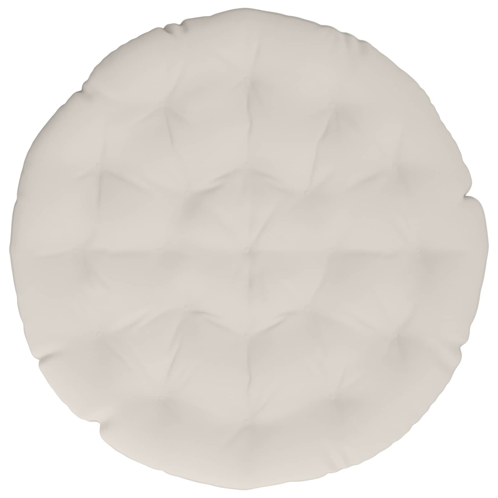 Cuscino per Sedia Papasan VIANEN 100% Poliestere Bianco