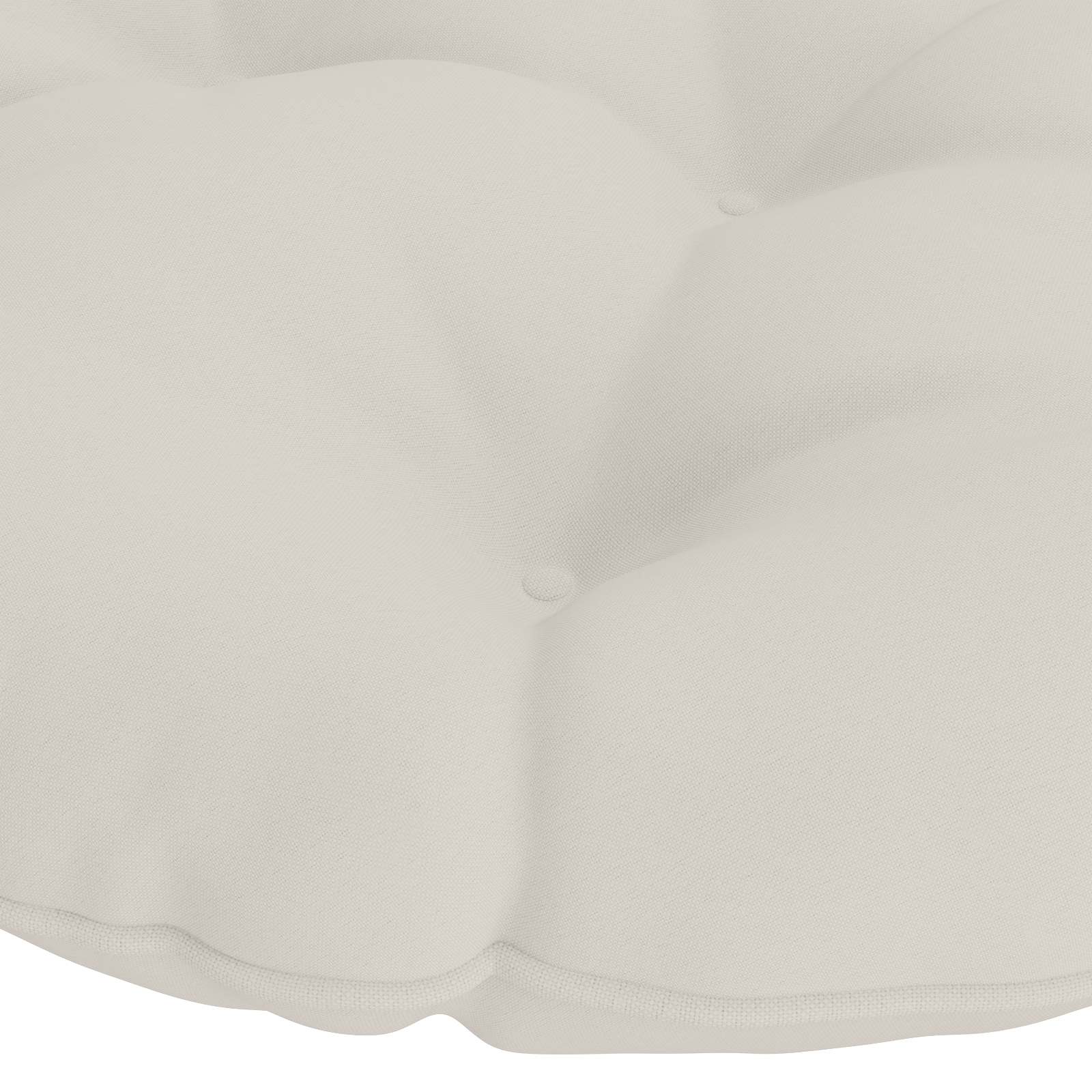 Cuscino per Sedia Papasan VIANEN 100% Poliestere Bianco