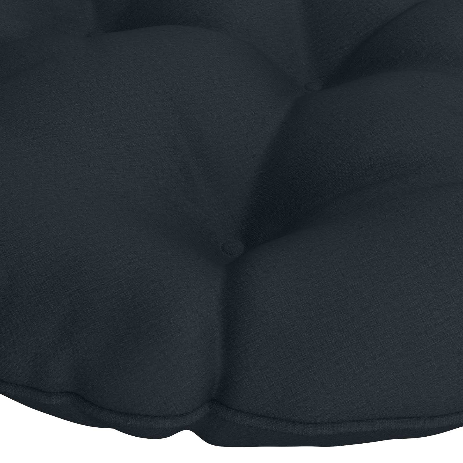 Cuscino per Sedia Papasan VIANEN 100% Poliestere Blu Scuro