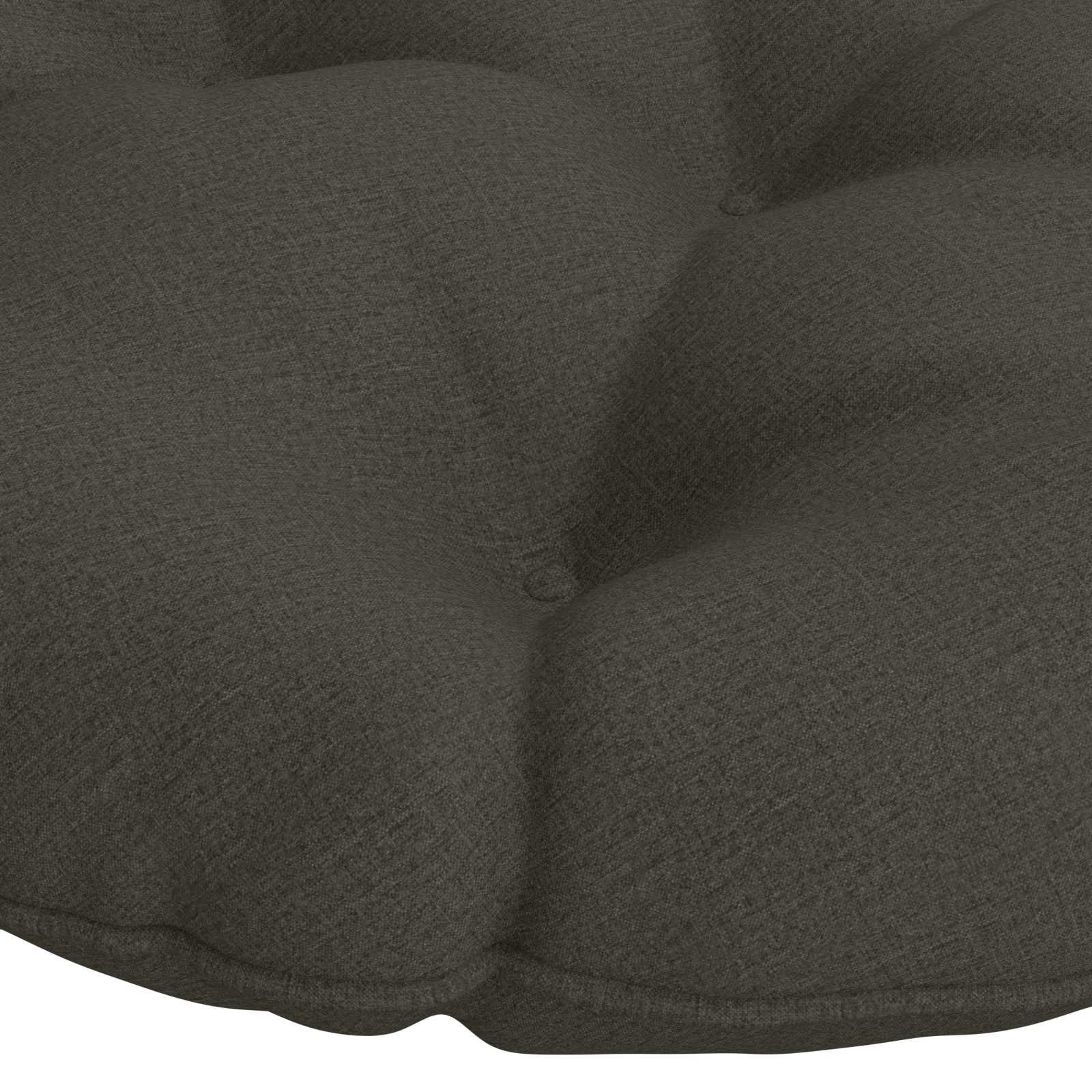 Cuscino per Sedia Appesa VIANEN 100% Poliestere Antracite