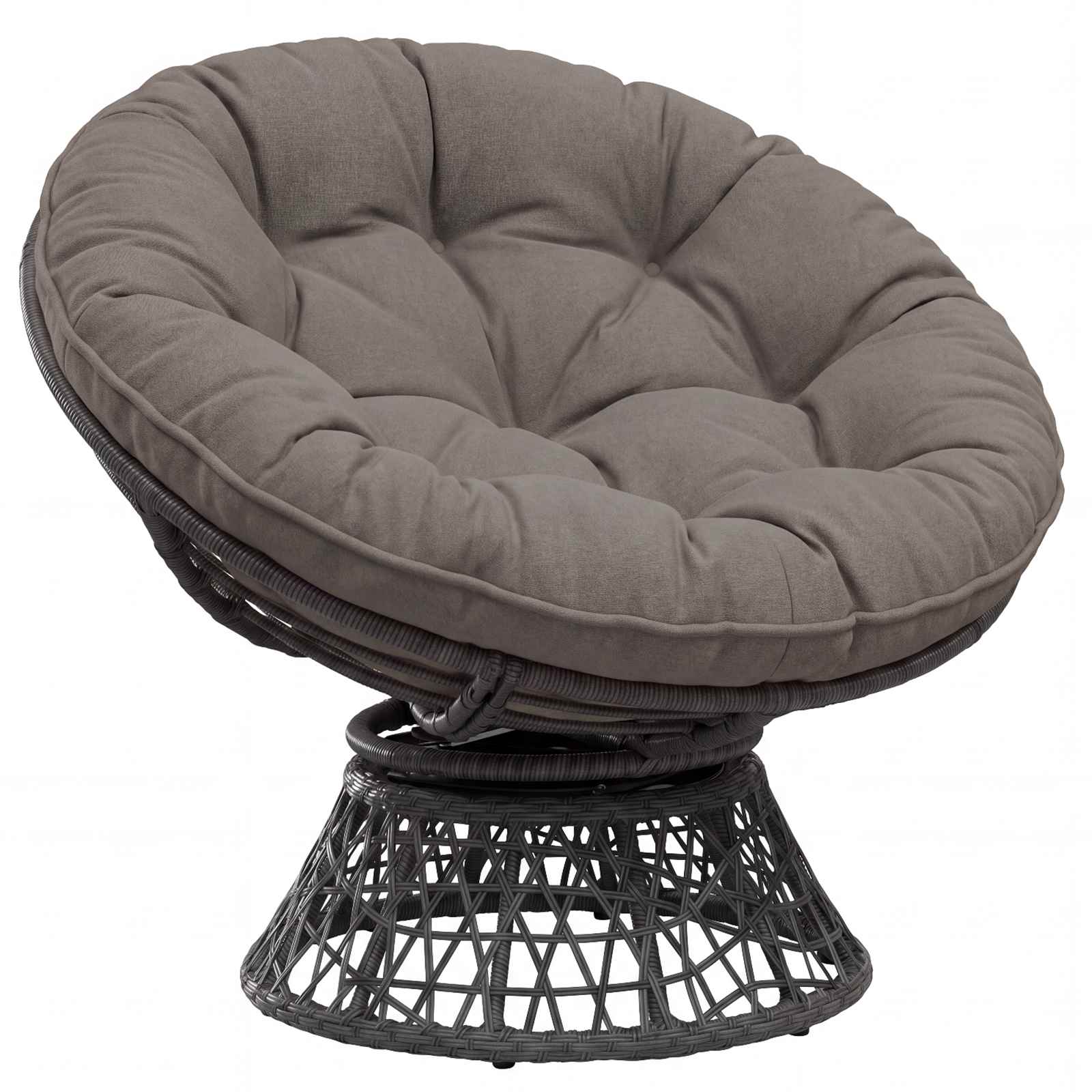 Cuscino per Sedia Appesa VIANEN 100% Poliestere Grigio