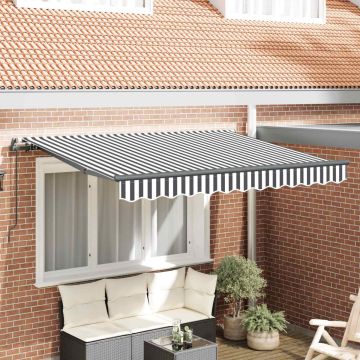 Tenda retrattile Antracite 250 x 200 cm Tessuto