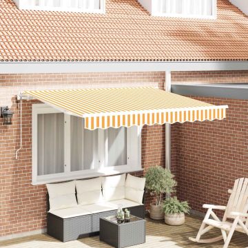 Tenda retrattile Giallo 300 x 200 cm Tessuto