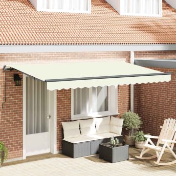 Ubby.it Tenda retrattile Crema 350 x 200 cm Tessuto
