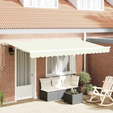 Ubby.it Tenda retrattile Crema 350 x 200 cm Tessuto