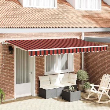 Tenda retrattile Arancione 350 x 200 cm Tessuto