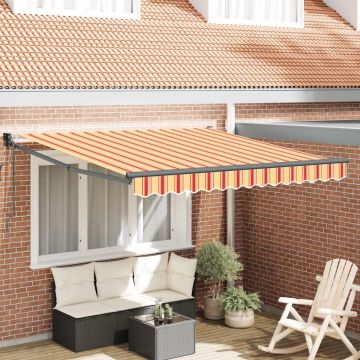 Tenda retrattile Giallo e Arancione 300 x 250 cm
