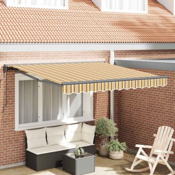 Struttura della tenda Giallo e Grigio 350 x 250 cm