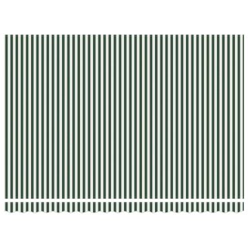 Tenda retrattile Verde e Bianco 450 x 300 x 165 cm