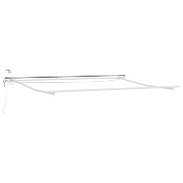 Tenda retrattile Giallo e Arancione 450 × 350 cm Poliestere