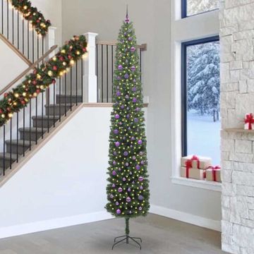 Albero di Natale artificiale con 300 LED Verde 300 cm