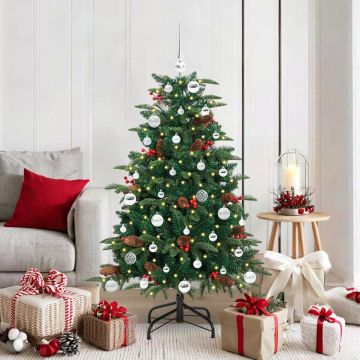 Albero di Natale artificiale con 150 LED Verde 150 cm